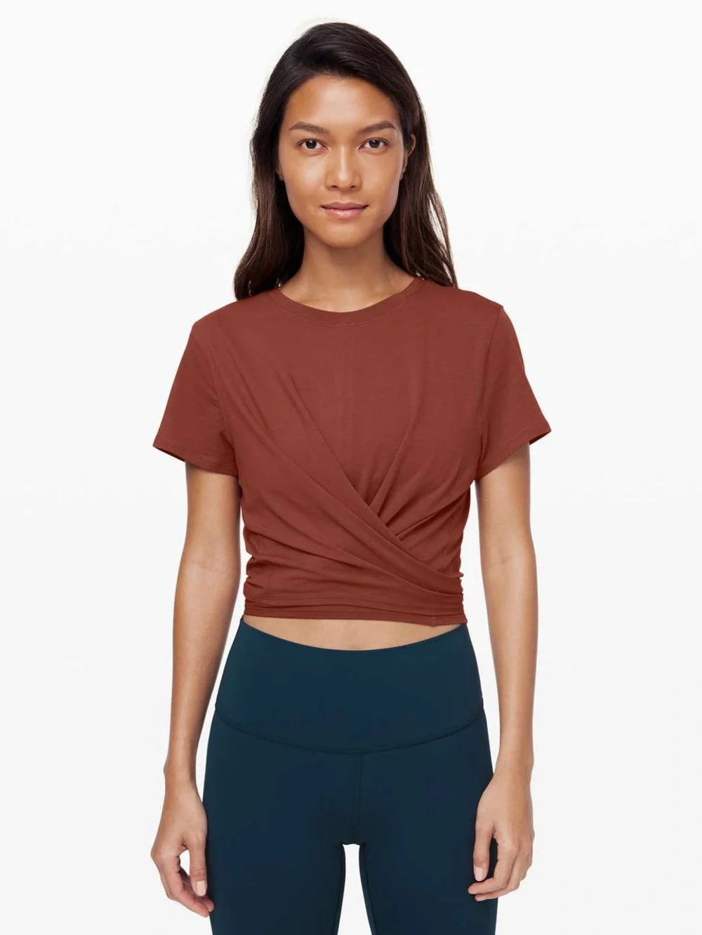 Lululemon Time To Restore Short Sleeve in Rustic Clay Size 8/10